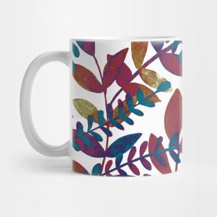 Watercolor branches - multicolor Mug